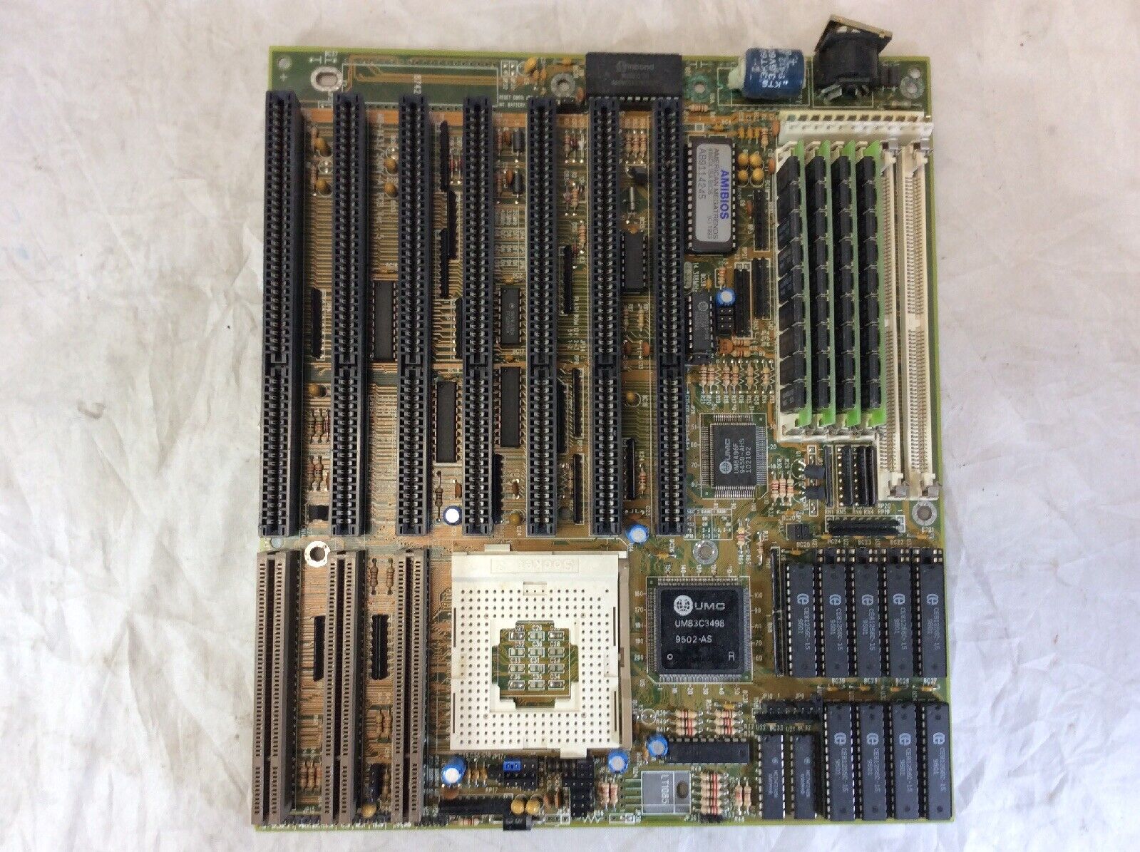 VINTAGE Biostar MB-1433UIV Socket 3 Motherboard VLB PCI PARTS/REPAIR UNTESTED