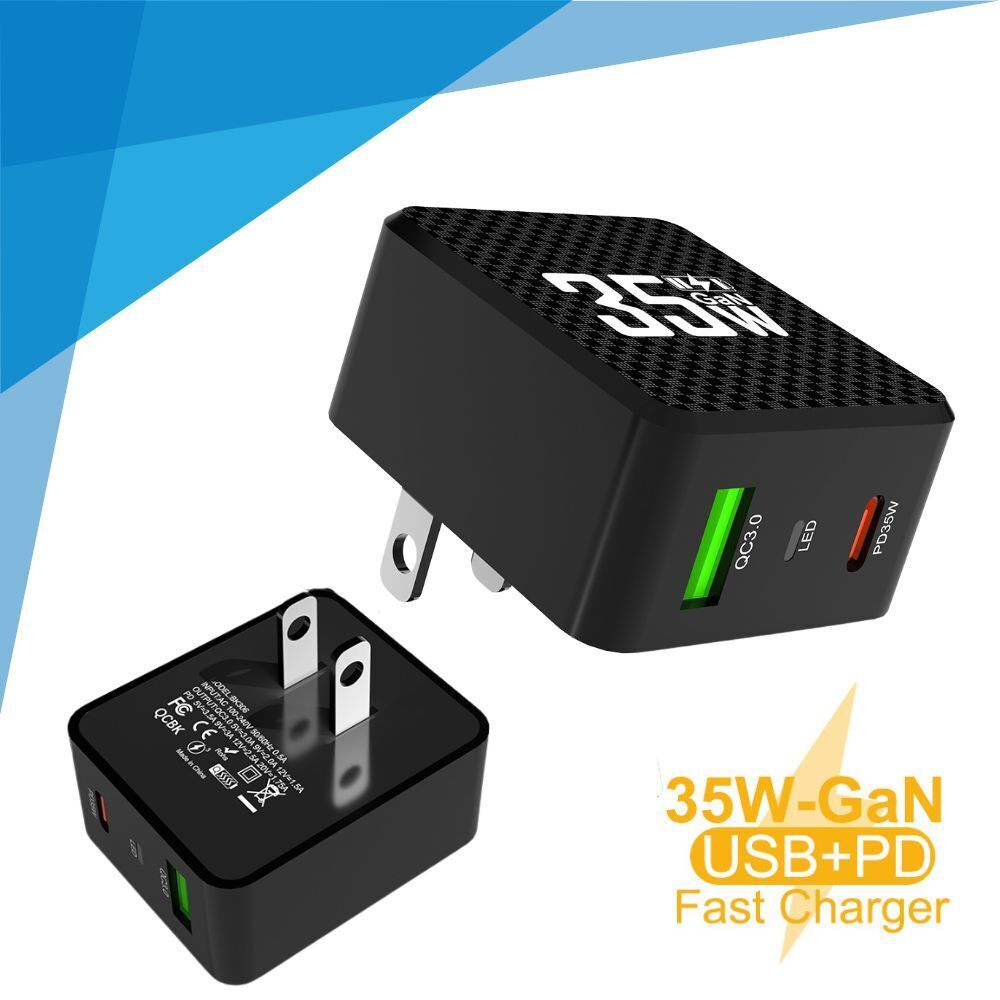 35W PD Fast Charger Block Wall Power Adapter For iPhone15 14 13 12 11 8 7 6 XR