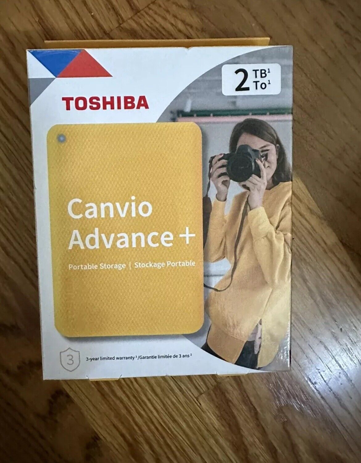 Toshiba Canvio Advance Plus Portable External 2TB Hard Drive hdtca20xycab new