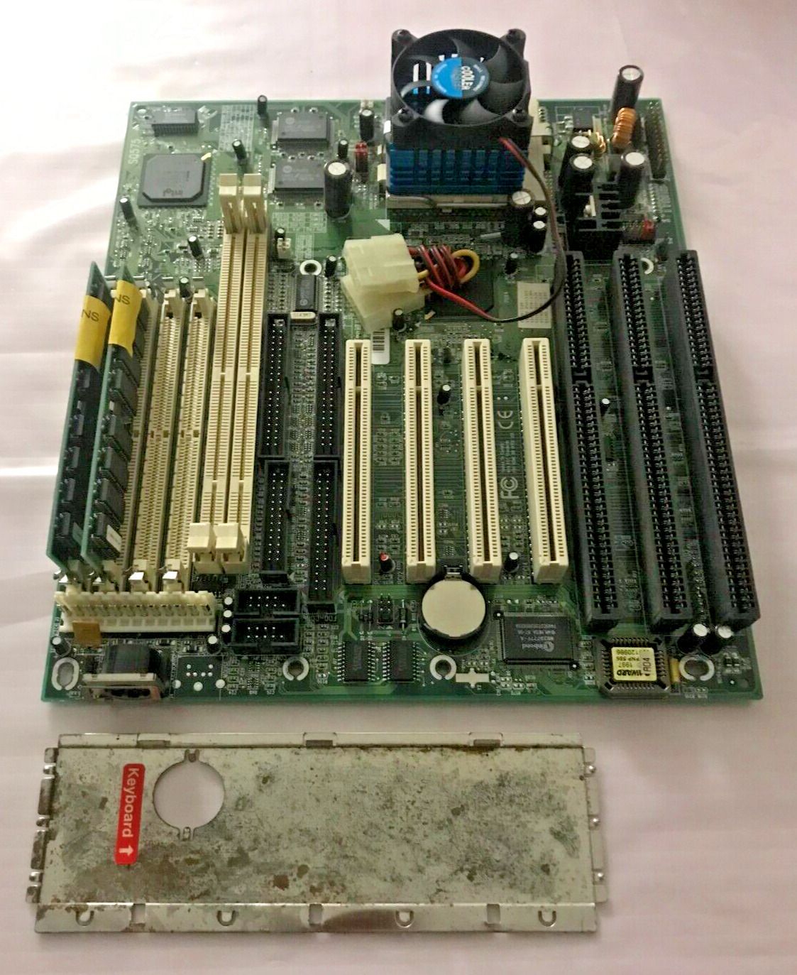 VINTAGE E52914 MOTHERBOARD + IBM PR200 CPU + H/S & RAM
