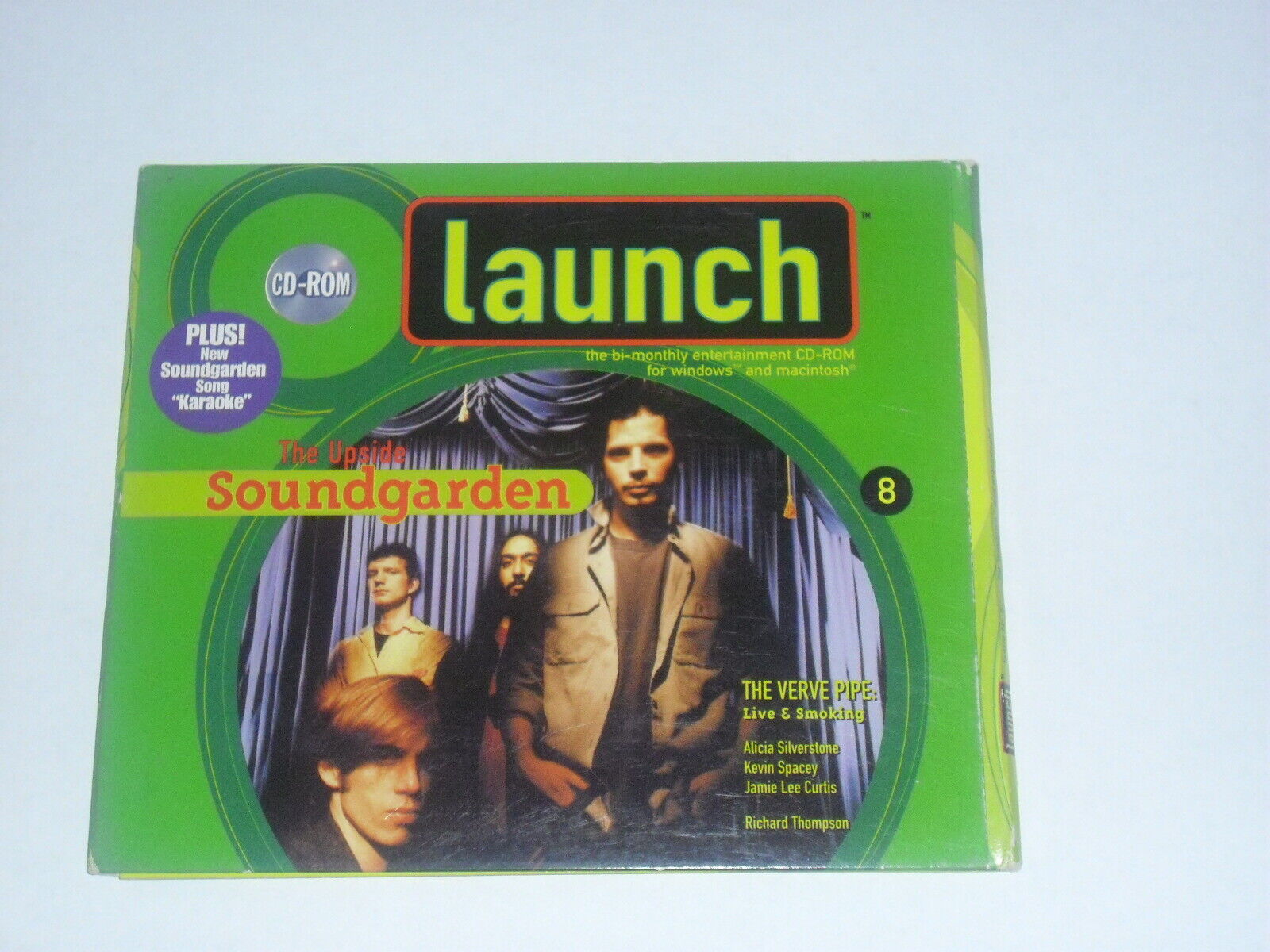 Vintage, 1996, Launch 8 Bi-Monthly entertainment CD-ROM, for Mac or Windows OS