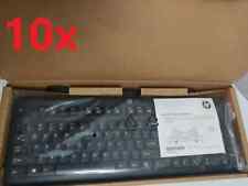 Lot of 10 - New HP 672647-003 KU-1156 Wired Standard USB Desktop Keyboard picture