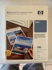 New HP Glossy Photo & Imaging Laser Paper 200 Sheets , 8.5 x 11 , 32 lb , 4 Mil picture