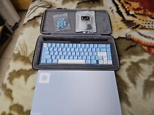 KBD67 lite R4 Custom Bluetooth Mechanical Keyboard Kit Light Blue Frost Keycaps picture