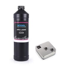 Alphacool Core 1 CPU Water Block and Apex Liquid ECO Clear Coolant, Silver picture