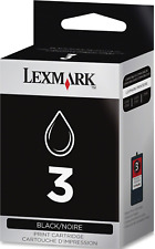 New Genuine Lexmark 3 Ink Cartridge X Series X4530 X4550 X3530 Z Series Z1420 picture