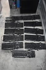 Dell SK-8115 Wired Keyboard (Lot Of 11) RT7D50 W7658 L100 USB Black picture
