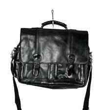 Wilsons Leather Black Genuine Leather Laptop Bag Briefcase Messenger Bag  picture