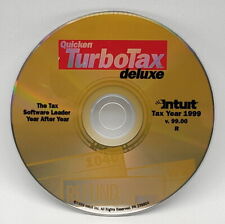 ⭐️ Intuit Quicken TurboTax Deluxe 1999 Software Installation CD - PC CD-ROM picture