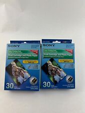 SONY SVM-30MS Color Print Pack Cartridge Complete Kit Lot Photo Paper DPP-EX picture