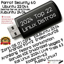 Ultimate 22-in-1 Multi Boot Top 2024 Linux Distros USB - Latest Versions & Tools picture