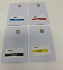4 x PREMIUM COMPATIBLE MUTOH MS41 ECO SOLVENT SMART CARDS (1,000ML) c-y-m-k picture