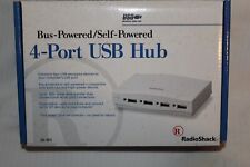RADIO SHACK 26-165 FOUR HUB USB PORT BUS POWERED SELF POWERED BRAND NEW IN BOX picture