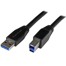 Startech.com 10m 30 Ft Active Usb 3.0 Usb-a To Usb-b Cable - M/m - Usb A To B picture