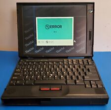 Retro IBM Thinkpad 760XL Type 9547 Pentium Laptop - Powers on - Screen Has Lines picture