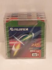 Vintage 1990s Fujifilm Zip IBM 100 MB Disk Lot Of 4 Sealed picture