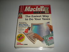 Macintax 1996 Deluxe by Turbotax (Intuit) for Macintosh System 7. New in box. picture