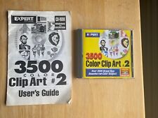 Vintage Expert 3500 Color Clip Art #2 1995 CD Macintosh/ Windows with manual picture