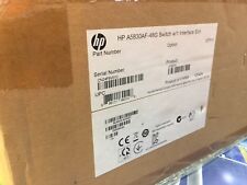 JC691A HP HPE 5830AF-48G Switch NEW OPEN / NO POWER SUPPLY / NO FAN KIT picture