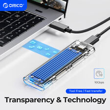 ORICO M.2 NVMe & SATA Hard Drive Enclosure USB 3.1 Gen 2 10Gbps Type-C SSD Cases picture