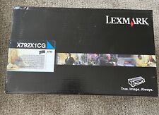 Lexmark X792X1CG High Yield Toner Cartridge - Cyan NEW SEALED picture