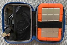 LaCie Rugged 500gb External Hard Drive With Case And Cables picture