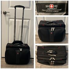 Swiss Gear Wenger Patriot Business Rolling Laptop Briefcase Luggage Carry On Bag picture