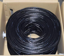 CAT6 1000FT UTP (Black) Cable Solid 23AWG CCA Network Ethernet Bulk Wire LAN picture