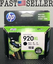 Genuine HP 920XL High Yield Original Ink Cartridge Black *02/2018, SEALED FAST picture