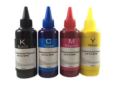 Bulk 4x100ml Pigment refill ink fit for Epson T252 WorkForce WF-7610 WF-5620 picture