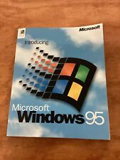 Vintage Introducing Microsoft Windows 95 Computer Guide Manual Book picture