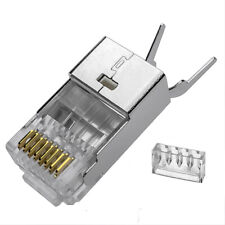 Cat7 RJ45 Connector Network Cable Connector RJ45 plug shielded FTP 8P8C Network picture