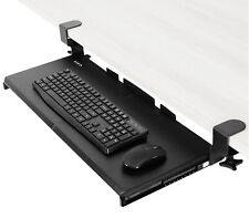 VIVO Extra Sturdy Clamp-on Computer Keyboard and Mouse Under Desk Slider Tray picture