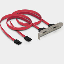 Single/Dual Port ESATA Cable 4 Pin IDE Power Cable SATA to ESATA Power Cable Kit picture