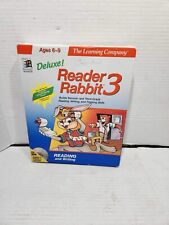 Deluxe Reader Rabbit 3 The Learning Company Big Box PC Game NEW DOS & WIN picture