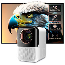 Projector 9000 Lumens 4K 1080P FHD 5G WiFi LED Movie Video Home Theater HDMI AV picture