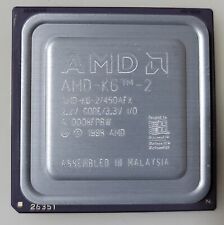 Vintage AMD K6 AMD-K6-2/450AFX 2.2V Core/3.3V Processor Collection/Gold picture
