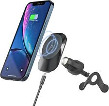 EGOWAY Magnetic Wireless Car Charger Air Vent Mount 15W Qi Fast Charging Stand picture