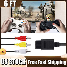 For Nintendo 64 N64 SNES Gamecube 6FT RCA TV AV Audio Video Stereo Cable Cord picture