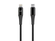Monoprice Apple MFi Certified Lightning to USB Type-C and Sync Cable 6ft - Black picture