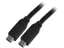 StarTech.com USB2C5C4M Black USB-C Cable with Power Delivery (5A) - USB 2.0 - picture