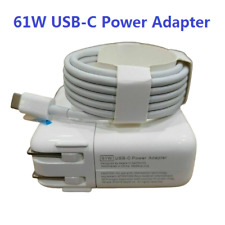 Genuine APPLE MacBook Pro 61W USB-C Power Adapter Charger with Cable A1718 A1947 picture