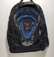 Swiss Gear Wenger Black Blue Ibex Backpack 17'' Laptop TSA Approved 20 Pockets picture