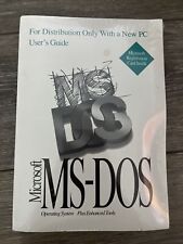 NEW Vintage Microsoft MS-DOS Operating System Enhanced 6.22  Floppy Discs COA picture