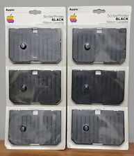 Vintage NOS Lot Of 2 - Apple - Scribe Printer Ribbon Cassette - Black - 3 Packs picture