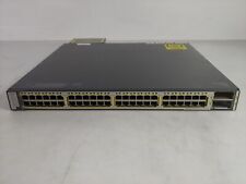 Cisco Catalyst 3750-E WS-C3750E-48PD-SF 48-Port Gigabit PoE Ethernet Switch picture