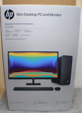 HP Slim Desktop and FHD Monitor - W/Intel Core i3 - (S01-pF2043wb) - Black - picture