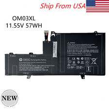 Genuine 57WH OM03XL Battery For HP EliteBook X360 1030 G2 863167-171 HSTNN-IB70 picture