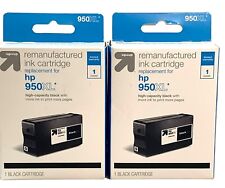 2X Up & Up Remanufactured HP 950XL Printer Ink Cartridge Black New picture