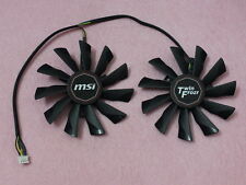 Pair Fans Cooler Fan For MSI GTX 750Ti 750 R9 290X 290 280X CPLD10010S12HH 95mm picture